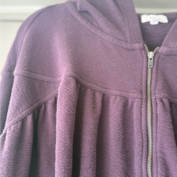 Aerie Soft Life Full Zip Sweatshirt Cool Berry S - Picture 6 of 6